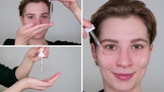 How to Apply Serum With a Dropper