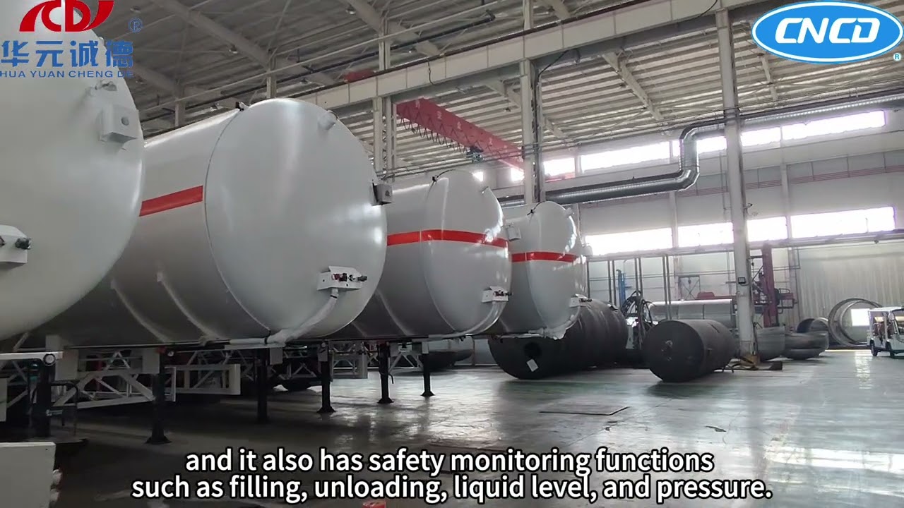 Cryogenic liquid transport semi-trailer
