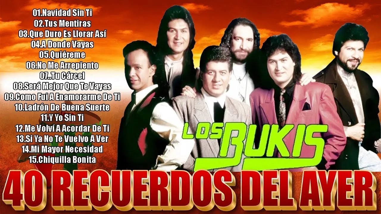 Grandes Éxitos de Los Bukis – Momentos Románticos con Marco Antonio Solís – Éxitos de los 80 y 90