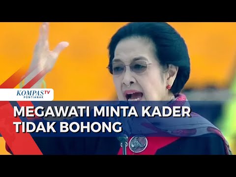 Ketum PDIP Megawati Ingatkan Kader Disiplin & Tak Bohong saat Jadi Pejabat