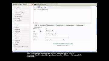 JoomlaLMS Online Quizzes Management  - Boilerplate Questions Tips