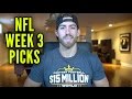 NFL Week 3 Betting Picks