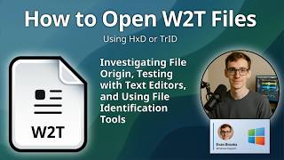 How to Open W2T Files Uncommon File Extension