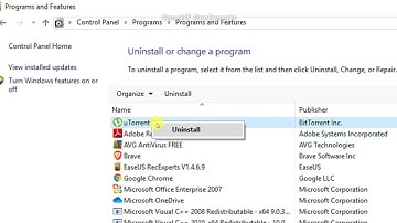 how to uninstall utorrent from windows 10 | Web Tricks |