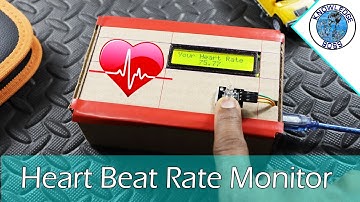 How to Make an Easy 💖 HEART BEAT Monitor at Home | DIY Heart Monitor | How to Make || Knowledge BOSS