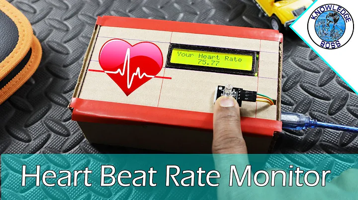How to Make an Easy 💖 HEART BEAT Monitor at Home | DIY Heart Monitor | How to Make || Knowledge BOSS