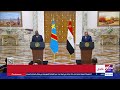رئيس الكونغو: مصر قدمت دعما كبيرا لبلادنا.. ولدينا أواصر تاريخية مشتركة قائمة على الثقة المتبادلة