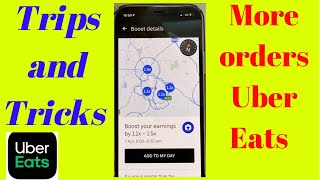 How to get more orders in Uber Eats Drivers. Tips and Tricks for delivering food