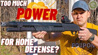 A Shotgun Too Powerful For Home Defense ???