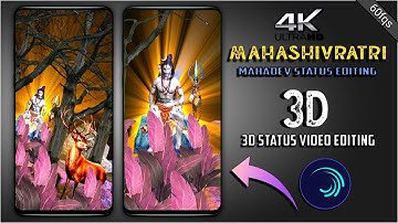 3D🔱Mahashivratri Status Video Editing Alight Motion | Shivaratri Special Video Editing | XML Preset