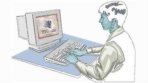 Windows Startup and Shutdown Man Computer enhanced with Milk Part 1