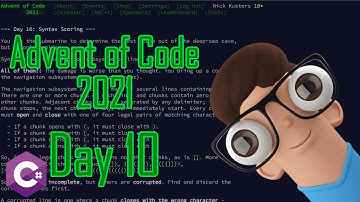 Advent of Code 2021 - Day 10