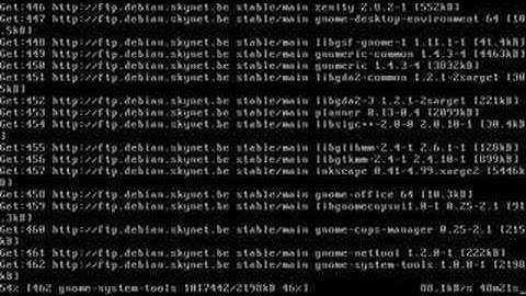 debian apt-get to full usage