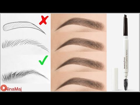 How to Draw on Your Eyebrows - YouTube