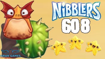 Fruit Nibblers Level 608 - 3 Stars Walkthrough, No Boosters