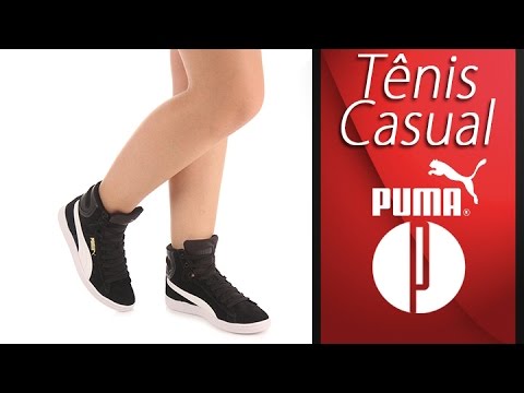 tenis puma vikky mid feminino