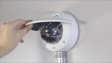 AXIS P3245-LVE installation using AXIS TP3601 3/4" Conduit Adapter