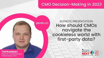 How should CMOs navigate the cookieless world with first-party data? | What