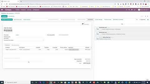 Como bloquear cotizaciones o pedidos confirmados en el Modulo de Compra Odoo