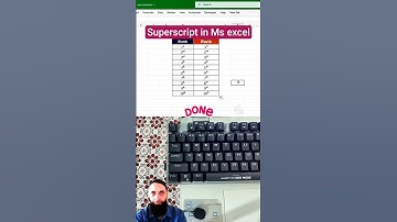 🚀Make Superscript In Ms Excel😱 #shortvideos #shortsfeed #shorts #shortvideo #short #ytshorts #viral