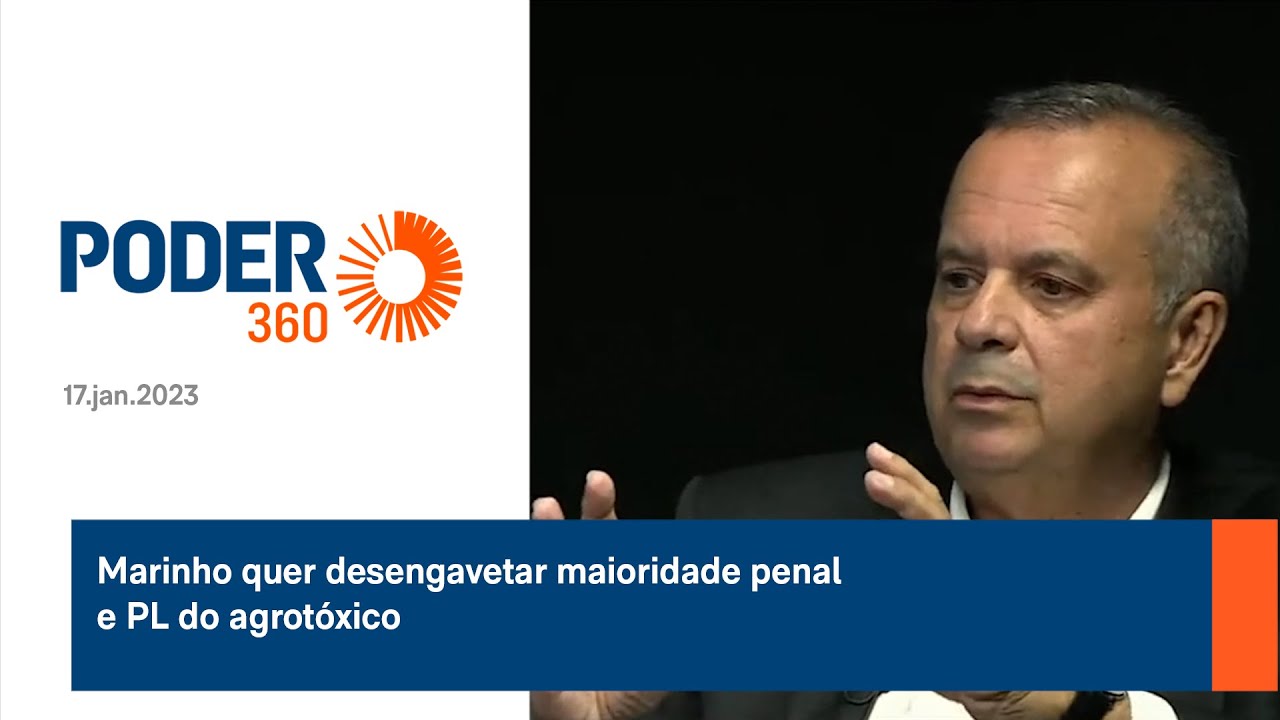 Marinho quer desengavetar maioridade penal e PL do agrotóxico