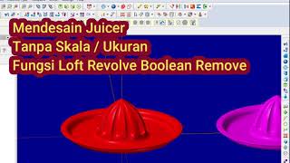 Mastercam X5 #32 Designing a Juicer | #Loft #Revolve Functions