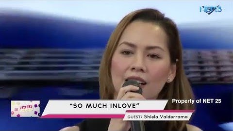 SHIELA VALDERRAMA NET25 LETTERS AND MUSIC Guesting - EAGLE ROCK AND RHYTHM