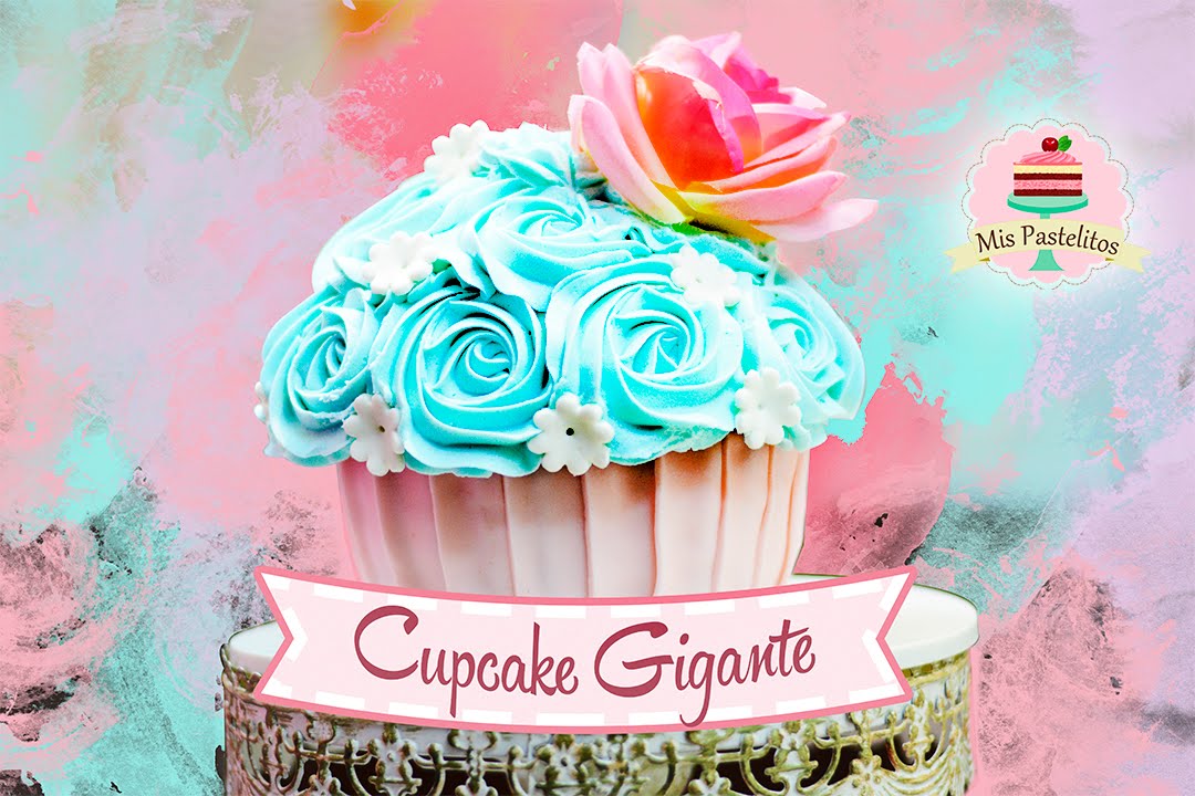 HAZ UN CUPCAKE GIGANTE VINTAGE | MIS PASTELITOS | Mis Pastelitos