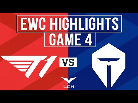 T1 vs TES Highlights Game 4 | EWC 2024 Grand Final | T1 vs TOP ESPORTS