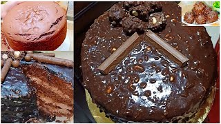 أنجح اسبونچ كيك بكوب وربع دقيق عادي لجميع التورت والجاتوه تورتة شيكولاته روعة Ferrero Rocher Cake 