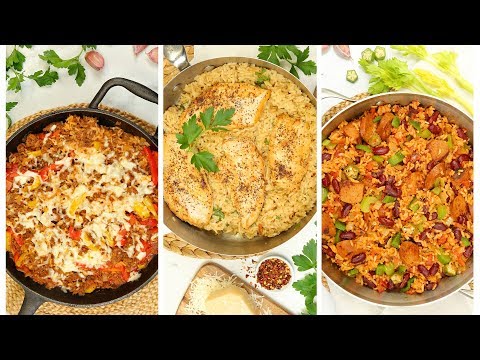 3-delicious-rice-skillets-|-easy-one-dish-dinner-recipes