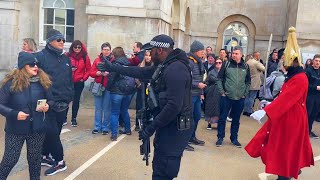 LEAVE! Armed Policeman Furious At Rude Tourist At Kings Guard Hall. by TheoryGlobe 11,319 views 3 weeks ago 1 minute, 11 seconds