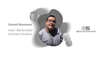 UGC Intro | Ismail Boussaa