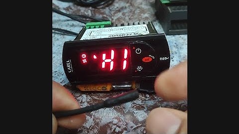HOW TO ACTIVATE HIGH TEMPERATURE ALARM OF CAREL EASY DIGITAL THERMOSTAT OF COMMERCIAL REFRIGERATORS