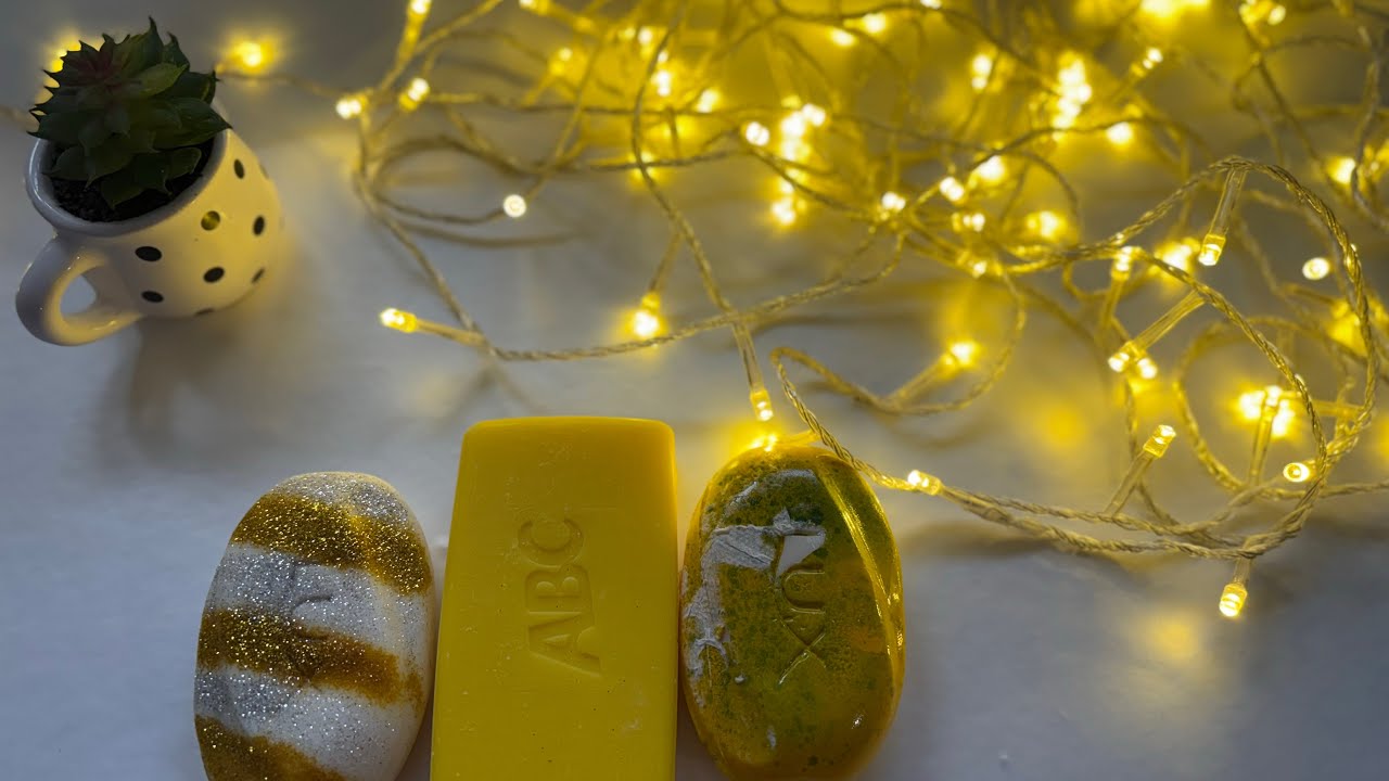 Soap carving asmr | relaxing sound💛