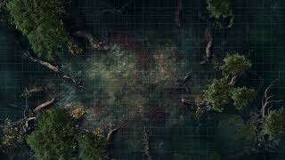 D&D | Rotroot Marsh Part 1 Grid | Animated Battle Maps