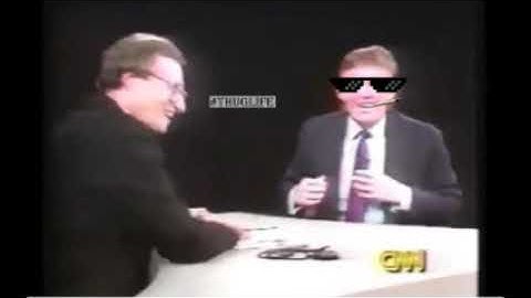Thug Trump to Larry King - "Your breath is very bad... it really is."