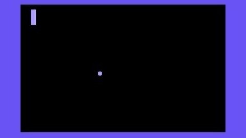 Making a pong game in basic / C64