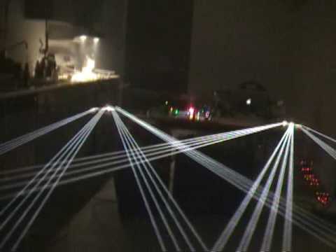 White-light laser close-ups - YouTube