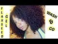 Wash and Go with homemade Flaxseed Gel