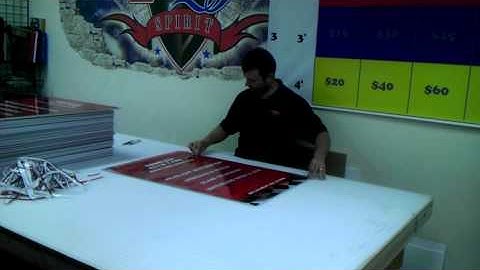 Print, Laminate & Mount 90 Coroplast signs(1)