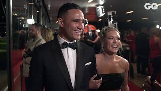 Valentine Holmes Acts Super Humble On Dally M Red Carpet 2018