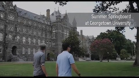 Summer Springboard - Georgetown University