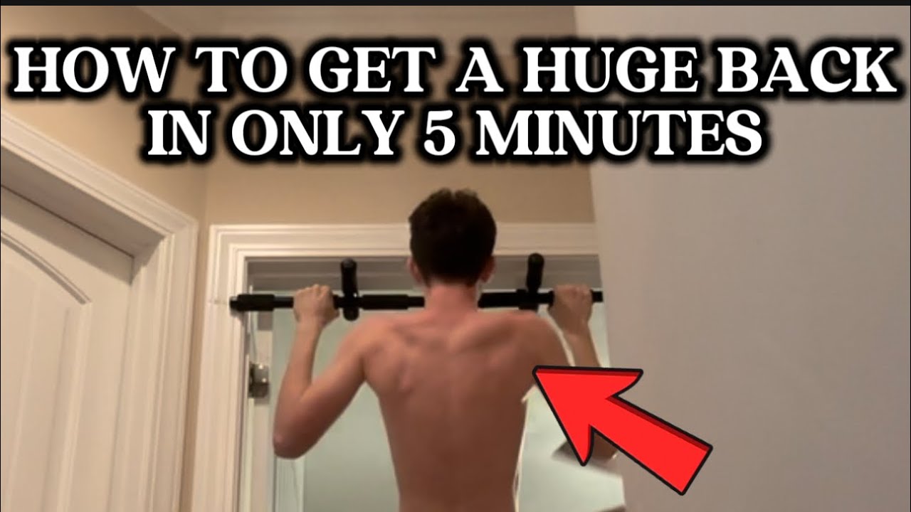 How Ru One Back HOW TO GET A HUGE BACK IN ONLY 5 MINUTES - YouTube