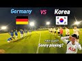 I tried son heung min play against germany