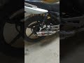 2015 yamaha ybr 125 black widow exhaust sound ( like)