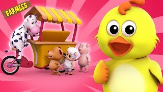 Food Song | Original Song | Nursery Rhymes | Baby Song | 3D Rhymes by farmees