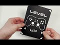 Level Up Birthday Card Template