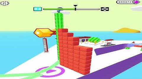 Cube Surfer Level 82 - gameplay (ios android) walkthrough all levels