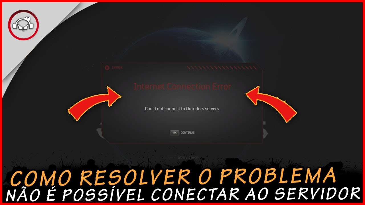 Miniatura do vídeo Outriders , Como resolver o problema não foi possível conectar ao servidor de outriders | super dica